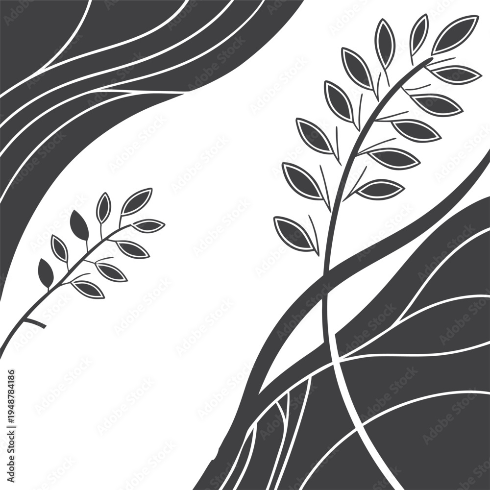 Obraz premium black and white abstract background