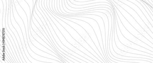 abstract simple grey wave repeat line pattern can be used background.