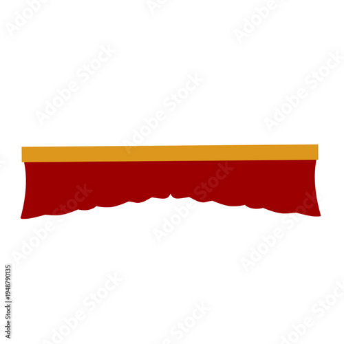 Red Curtain vector