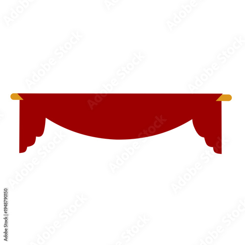 Red Curtain vector
