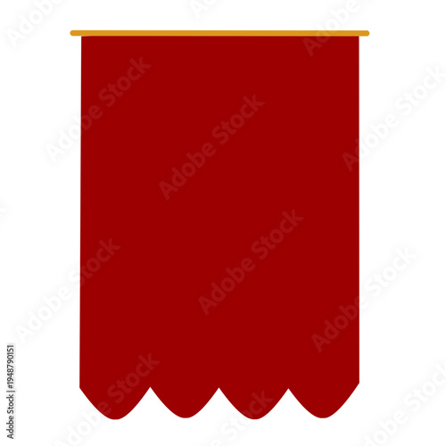 Red Curtain vector
