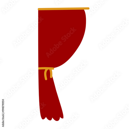 Red Curtain vector
