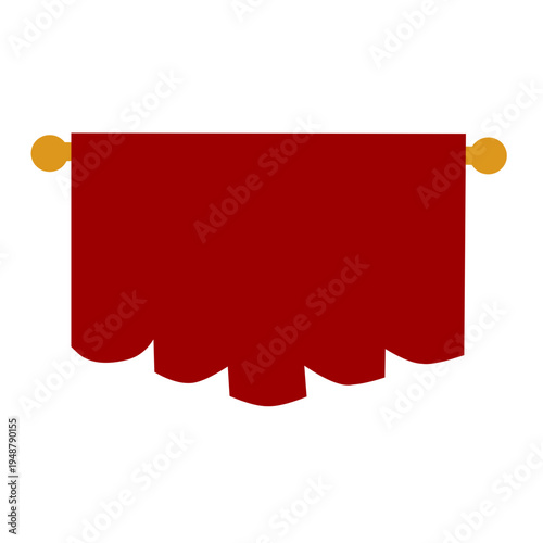 Red Curtain vector
