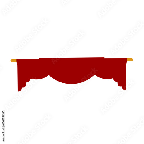 Red Curtain vector