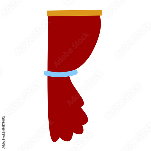 Red Curtain vector
