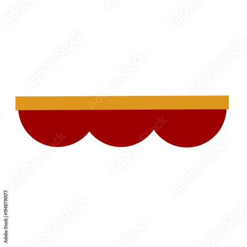 Red Curtain vector