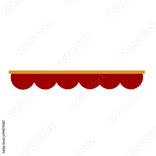 Red Curtain vector