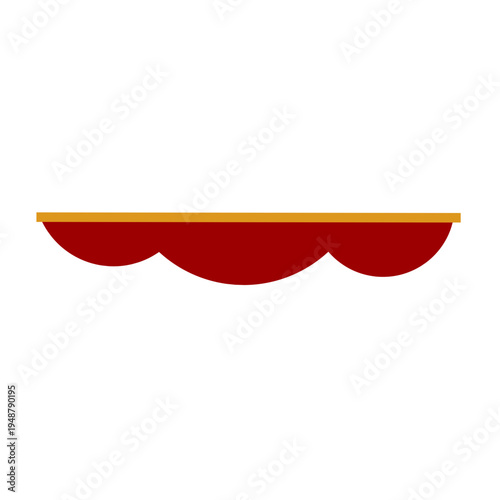 Red Curtain vector