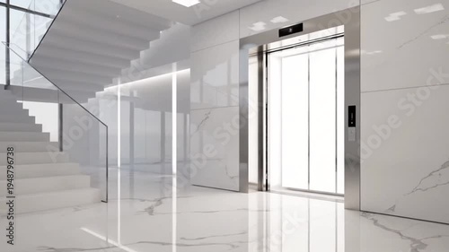 modern office building interior