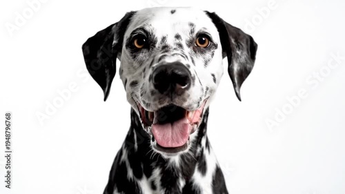 portrait of a dalmatian dog