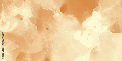 Light orange and cream watercolor wash texture background