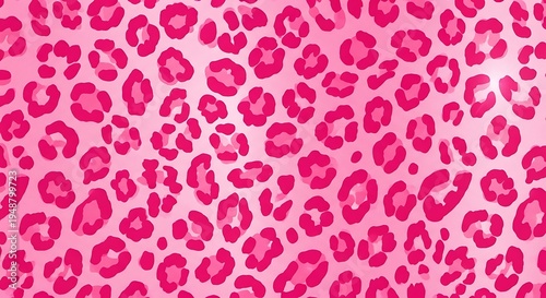 Pink Leopard Pattern Background
