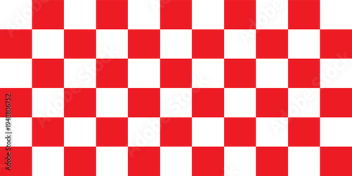 Red white tablecloth pattern lines. Gingham seamless pattern. Christmas backgroound. Strokes texture for textile shirt plaid, tablecloth, cloth, blanket, paper, makeup. Checkered print.