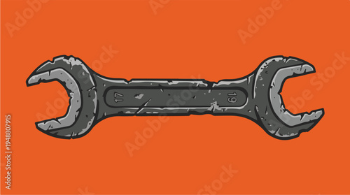 Double Ended Wrench Tool.