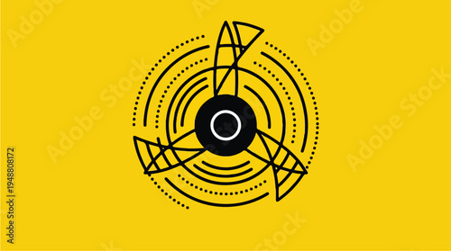 Geometric shapes abstract design.