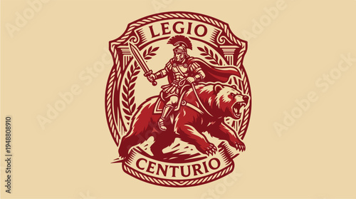 Roman Centurion Riding Horse.