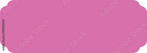 A bright pink isolated object on transparent background