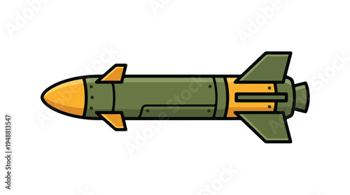 Military Missile Weapon.