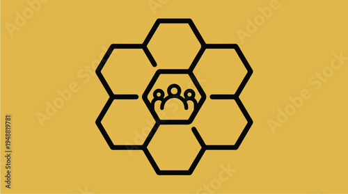 Honeycomb with Bee Inside.
