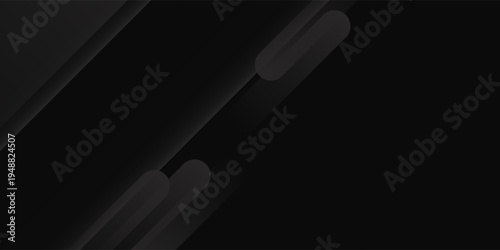 Black abstract luxury backgrounds with geometric graphic elements for poster, flyer, digital board premium