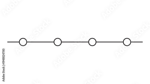 Four-step project lifecycle workflow diagram