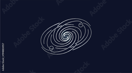 Spiral Galaxy Cosmic Structure.