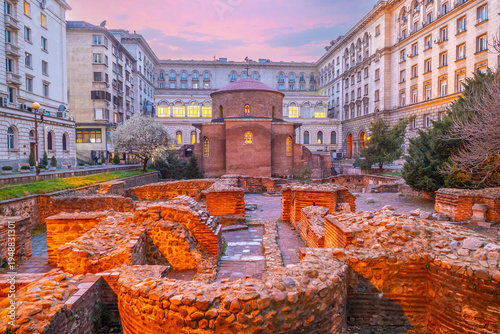 Fotografie Church of St. George Rotunda and Ancient Ruins, Sofia, Bulgaria