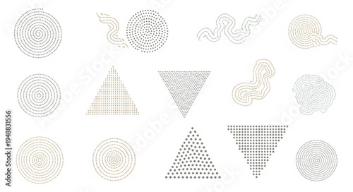 Abstract Geometric Shapes and Patterns Collection.