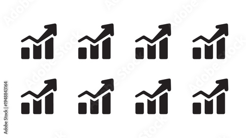 Growth and Success Chart Icons