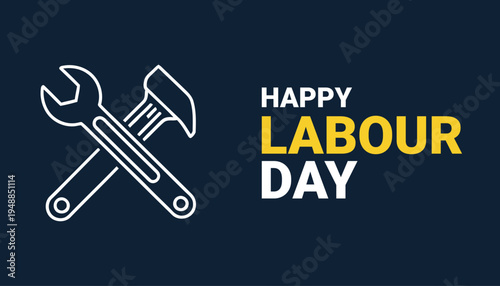 Labour day celebration with tools