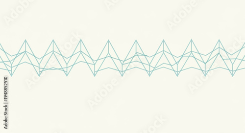 Abstract geometric pattern with repeating symmetrical shapes and lines.