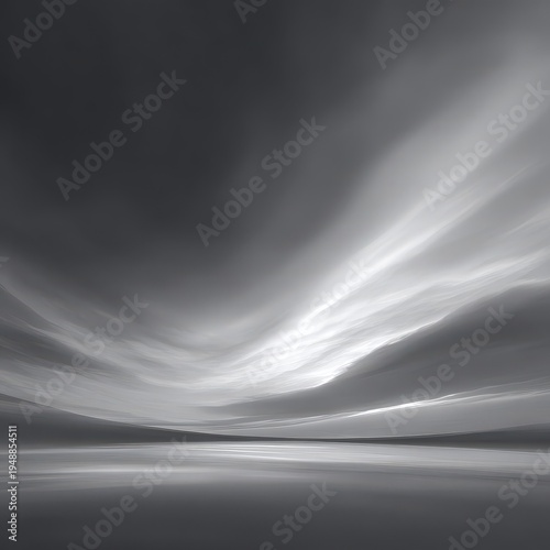 Dramatic Sky with Cloudscape silhouette vector illustration eps