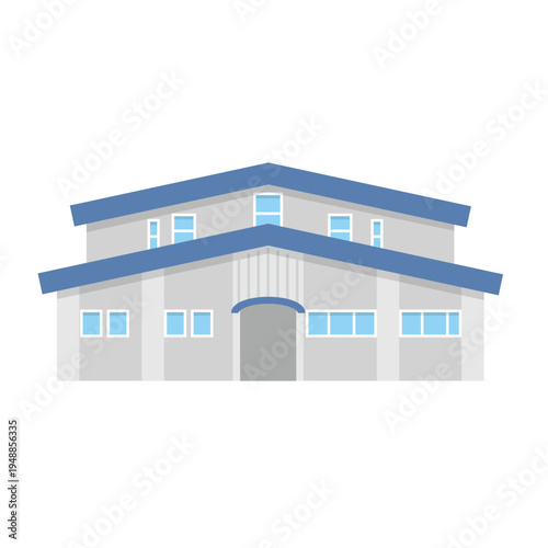 体育館の建物イラスト