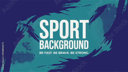 Sport Background With Motivational Slogan For Fitness