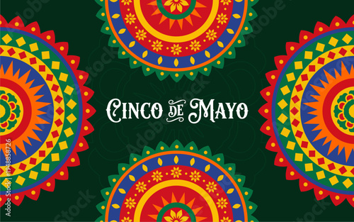 Cinco de mayo background. Happy Cinco de Mayo Fiesta. Cinco de mayo celebration. May 5. Vector illustration design great for Poster, Banner, Flyer, Card, Post, Cover, Greeting. Mexican holidays.