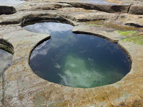 Figure 8 rock pool at the Royal National Park NSW AUS 4