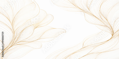 Abstract floral vector background design with pink and orange fractal flower patterns featuring light nature textures and bird feather line art illustration for a macro beauty fly design