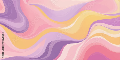 Abstract colorful background vector illustration featuring a creative wave pattern design with artistic blue and orange curves on a textured template style wallpaper backdrop