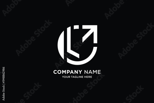 Free Download minimal letter l arrow logo vector design template - GFXLoad