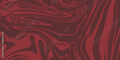 Modern Minimalist Fluid Swirl Background: A clean yet expressive wide-format graphic using smooth, curved lines to mimic liquid marble or flowing paint.