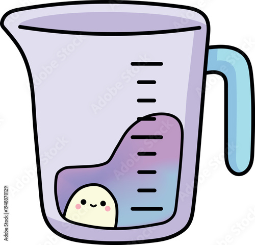 Measuring Cup Kitchen Utensil Vector Illustration