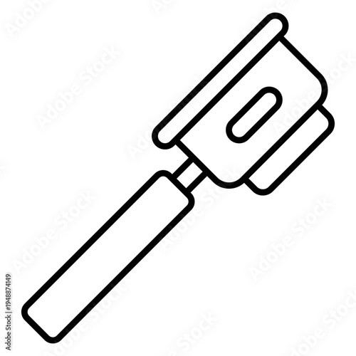 Portafilter icon logo for espresso machine barista brewing coffee shop equipment design