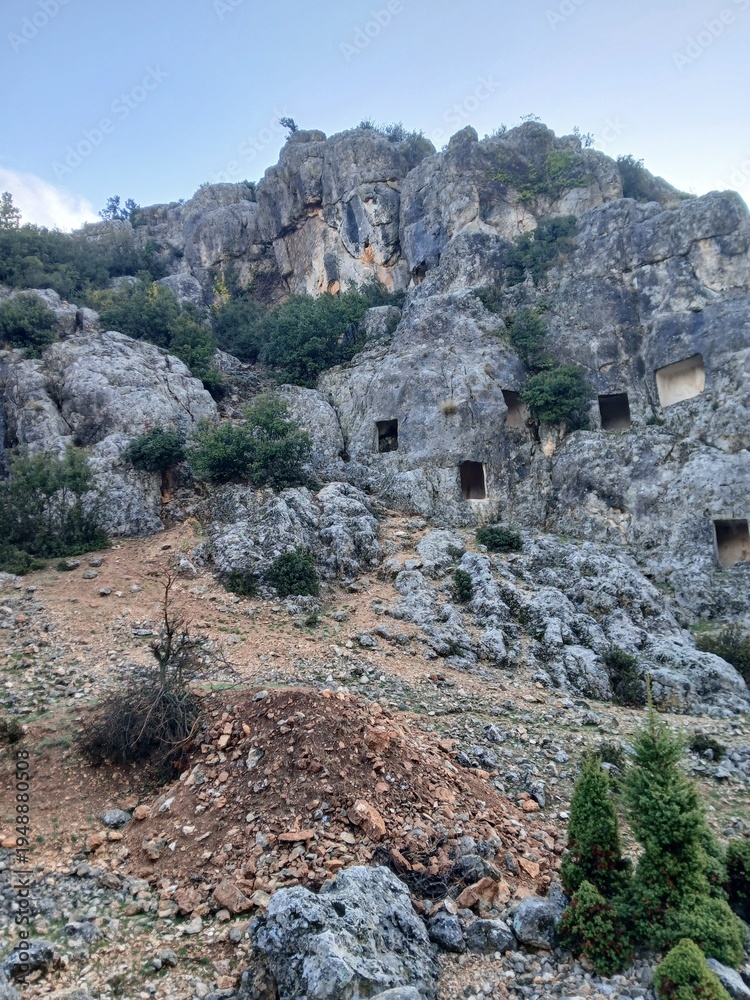 Fototapeta premium Mountain landscapes in the canyon of Turkey
