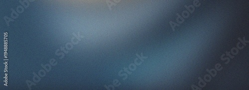 Fotografie Abstract dark blue gradient background with subtle grain texture, a soft blend o