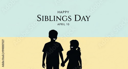 Siblings holding hands on siblings day april 10 a symbol of love and bond