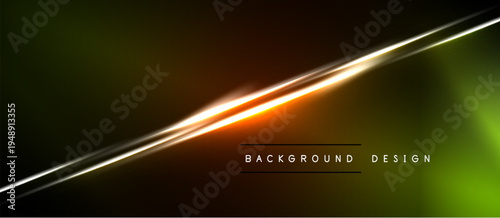 Abstract background features vibrant gradients, sleek lines, dynamic light effects. Modern design suitable for digital projects.