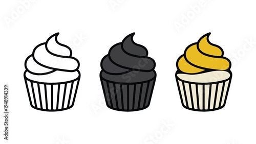 vector illustration of a set of colored pencils