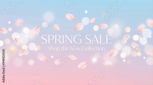 Wallpaper Mural Modern Minimal Spring Sale Poster Template Torontodigital.ca