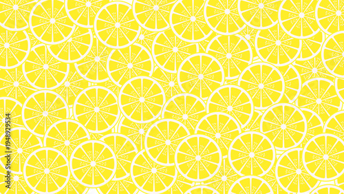 Orange Slice Background Texture. Summer bright tropical fruit background. Textures of orange or citrus slices. Seamless patterns with lemon background