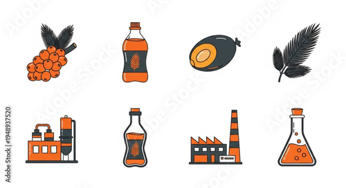 Sea Buckthorn Products - Berries, Juice, and Industrial Production.